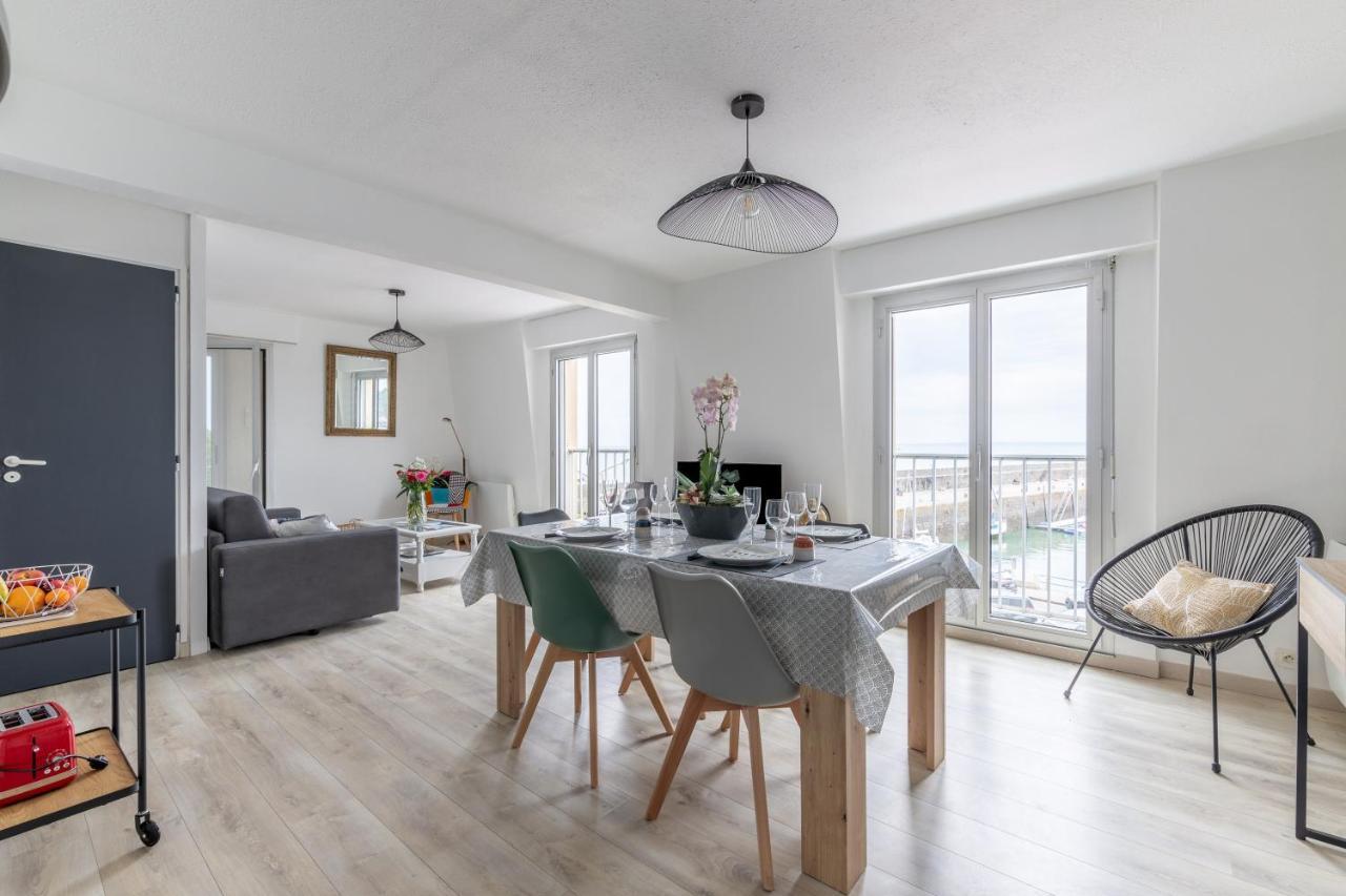 Au Port De Binic - Loggia Vue Port Apartment Ngoại thất bức ảnh